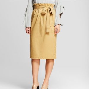 Who What Wear Khaki Skirt Size Medium